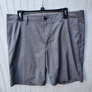 PGA Tour Gray Golf Shorts Mens Size 38 Flat Front Stretch 9.5" Inseam